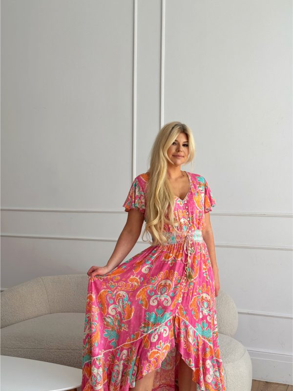 Ethnic Printed Maxi Dress